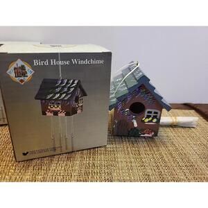 1998 NOS Bird House Windchime by Artmark